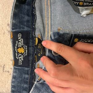 Lucky Brand Women's Dark Blue Denim Jeans